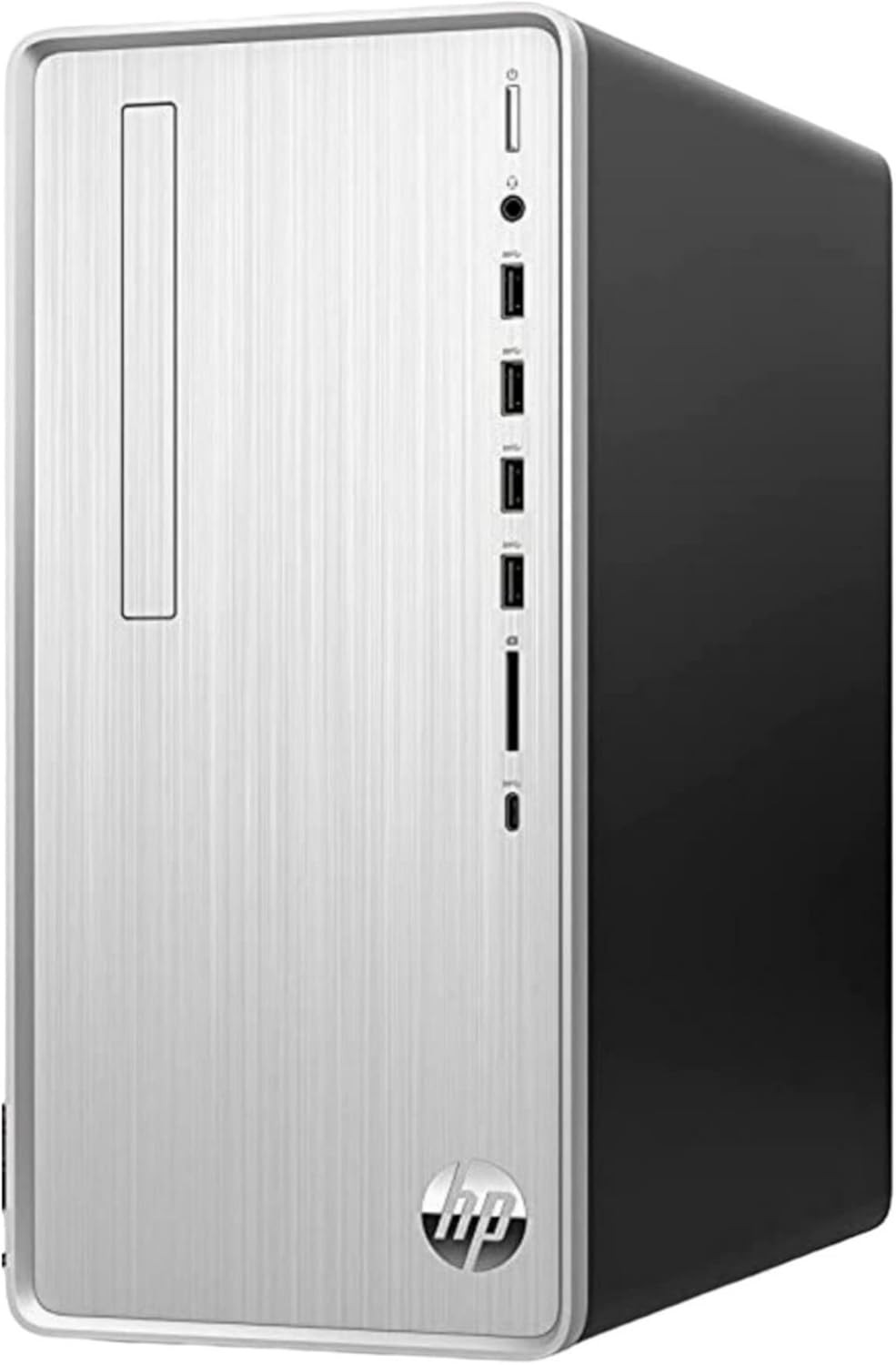 HP Pavilion Desktop PC, AMD Ryzen 5 5600G, 12 GB RAM, 512 GB SSD, Windows 11 Home, Wi-Fi 5 & Bluetooth Connectivity, 9 USB Ports, Wired Keyboard and Mouse Combo, Pre-Built PC Tower (TP01-2040, 2022)